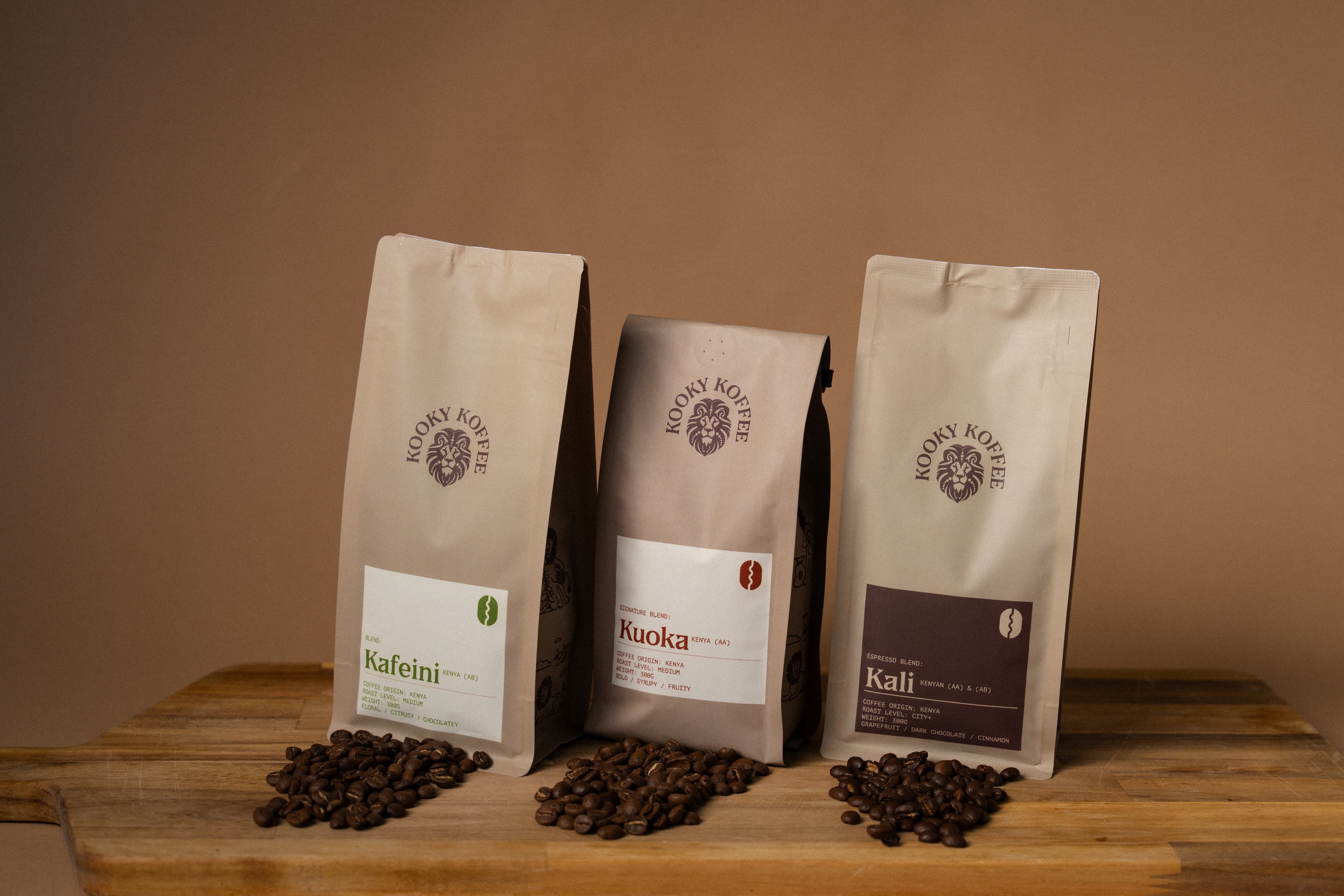 Kooky Koffee Collection - Three Premium Blends